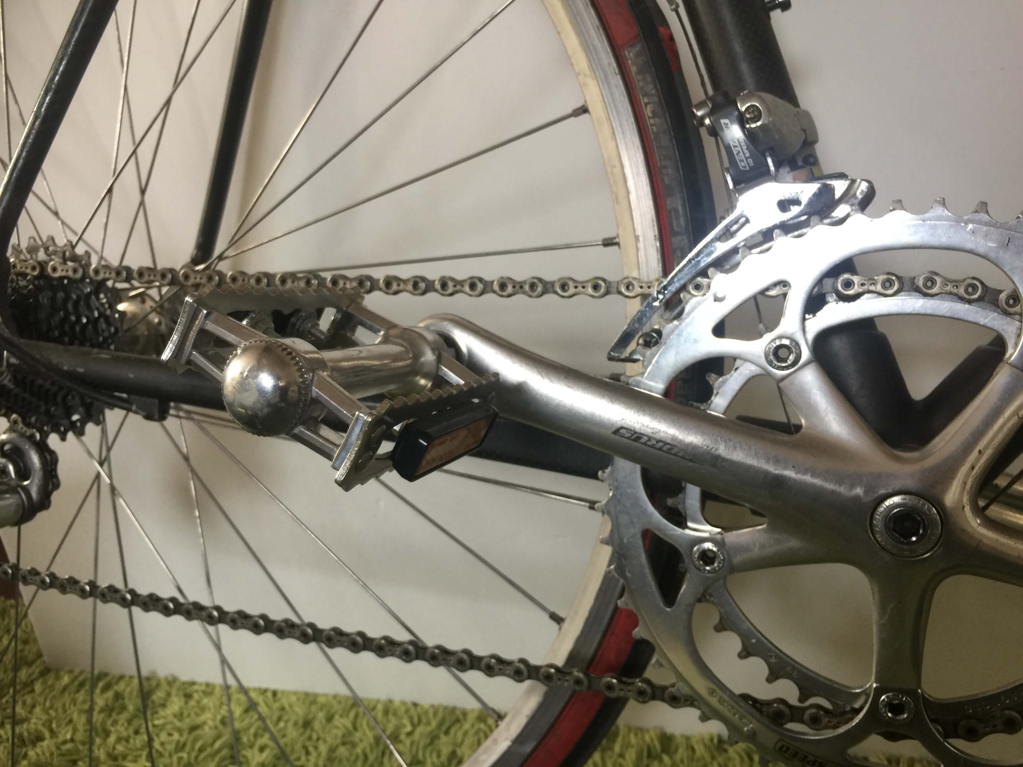 ロードバイクにフラペ