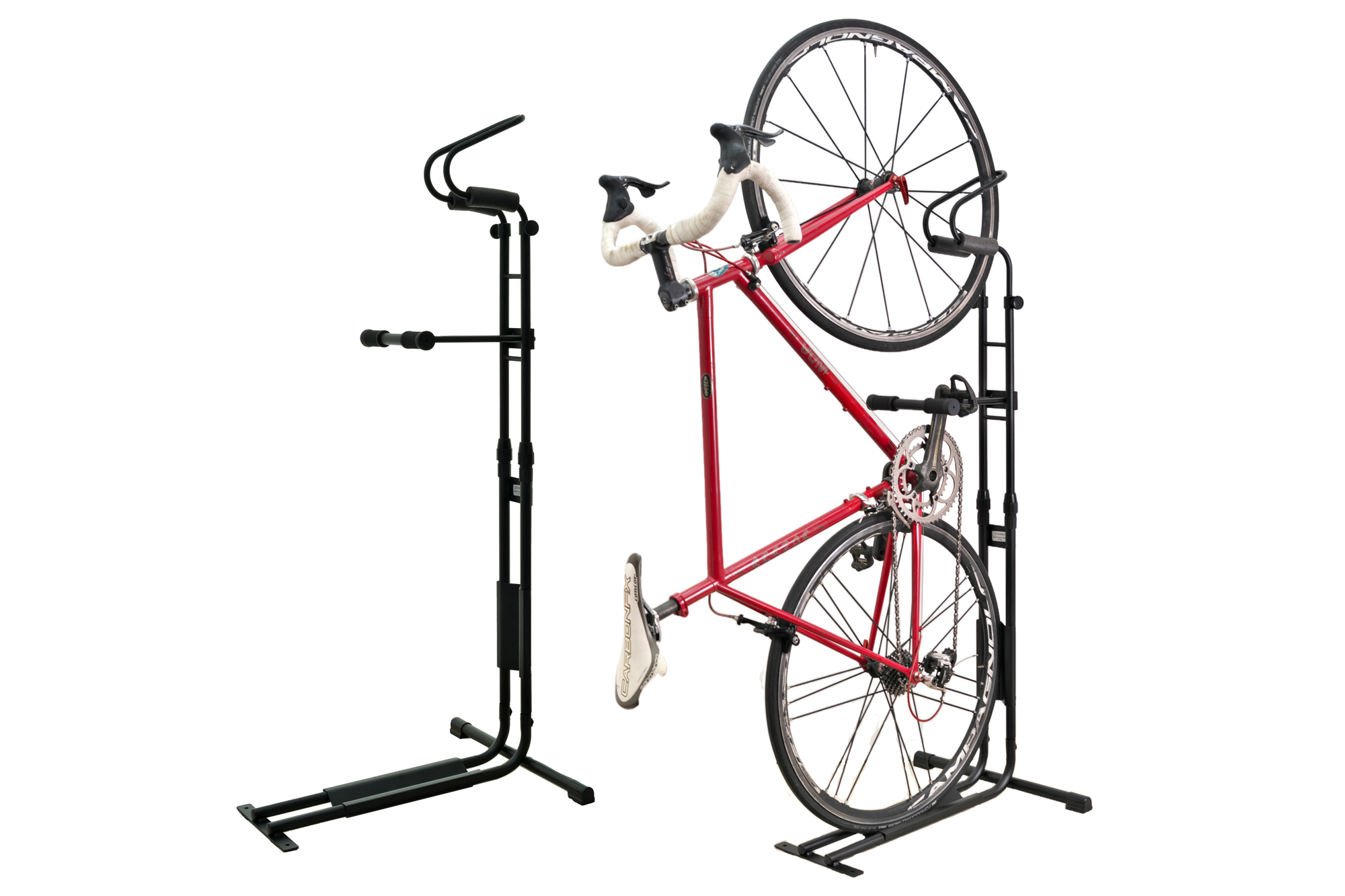 縦置きで室内に設置できるCycleLocker自転車スタンドのイメージ